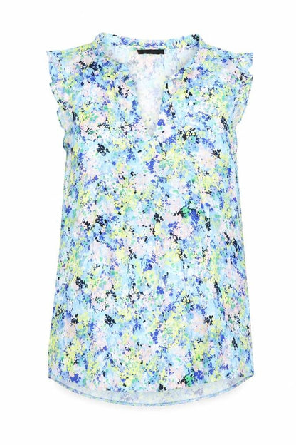 Womens UK Size 12 Wallis Multicoloured Tunic Blouse
