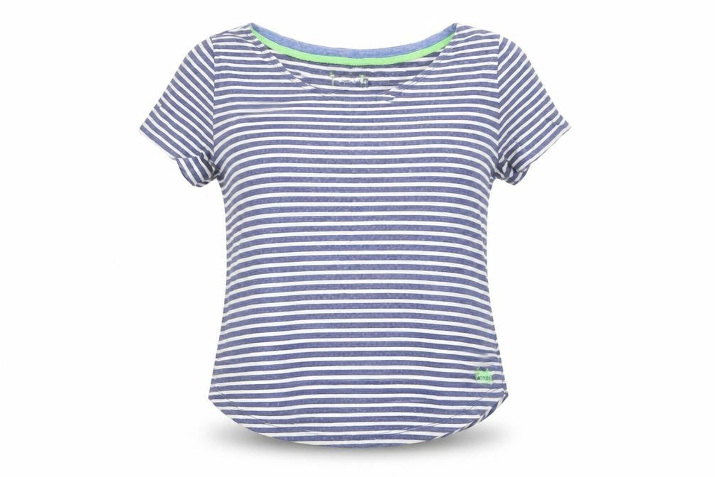 Womens UK Size M Superdry Blue Basic T-Shirt