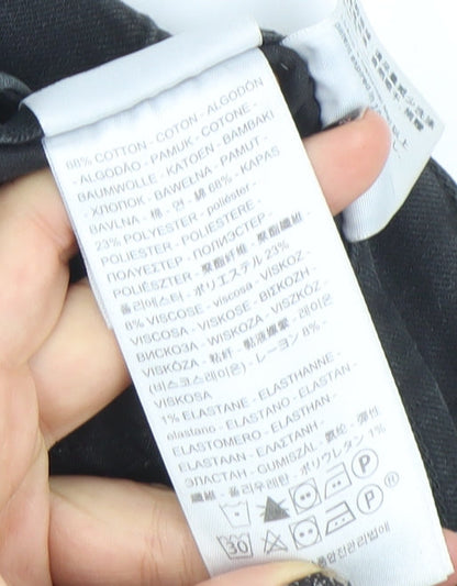 Levi's Women's Black 711 Skinny Jeans Size 29 Mid Rise Stretch Denim