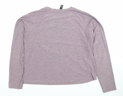 Womens UK Size M Kyodan Purple Basic T-Shirt