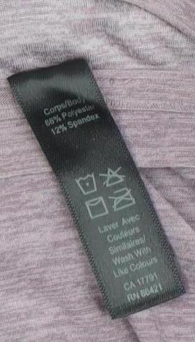Womens UK Size M Kyodan Purple Basic T-Shirt