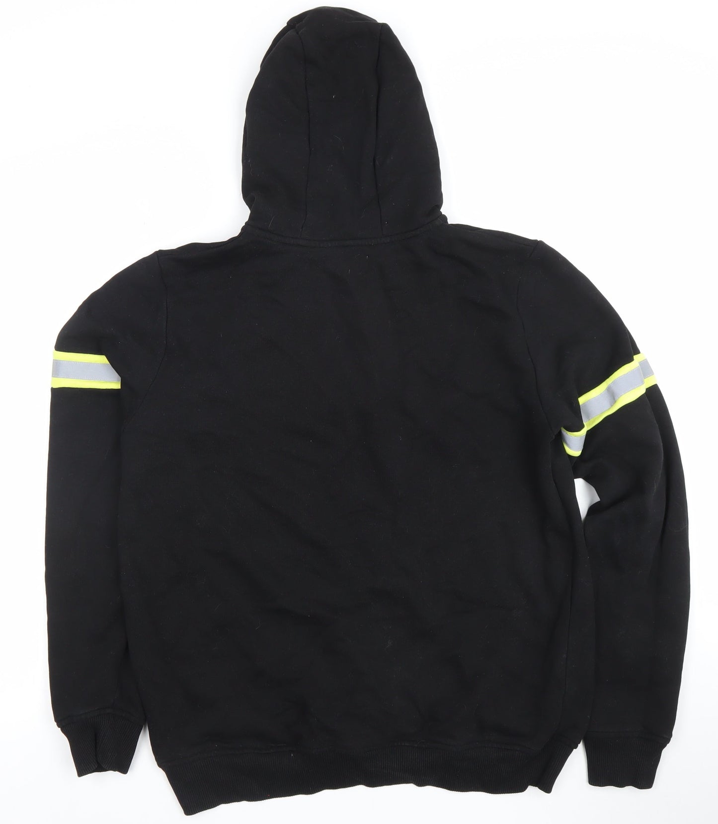 Mens UK Size M Paul Galvin Black Full Zip Hoodie