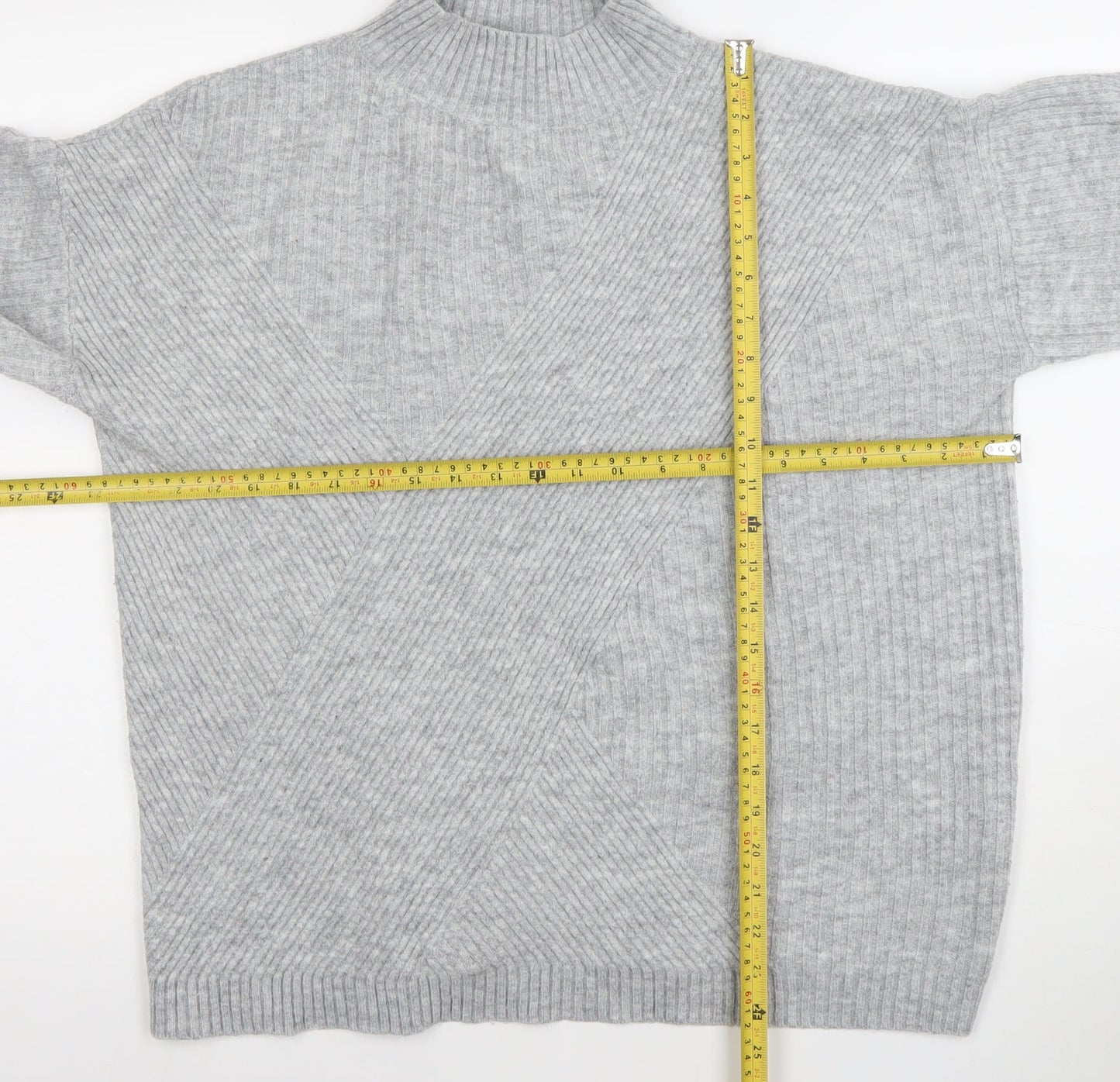 Womens UK Size M Wallis Grey Pullover Jumper