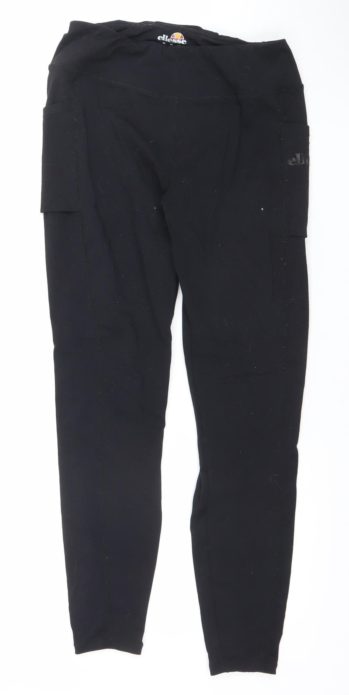 Ellesse Women Black Size 10 Leggings Stretch Athletic Trousers