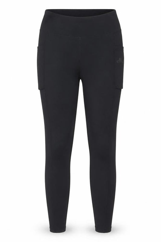 Womens UK Size 10 ellesse Slim Fit Leggings Black Leggings