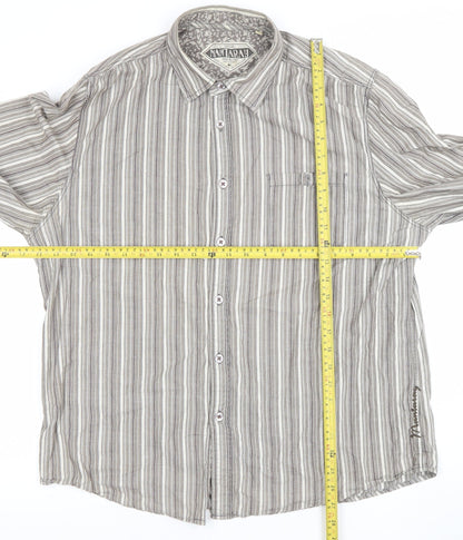 Womens UK Size L Mantaray Grey Classic Button-Up