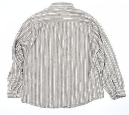 Womens UK Size L Mantaray Grey Classic Button-Up