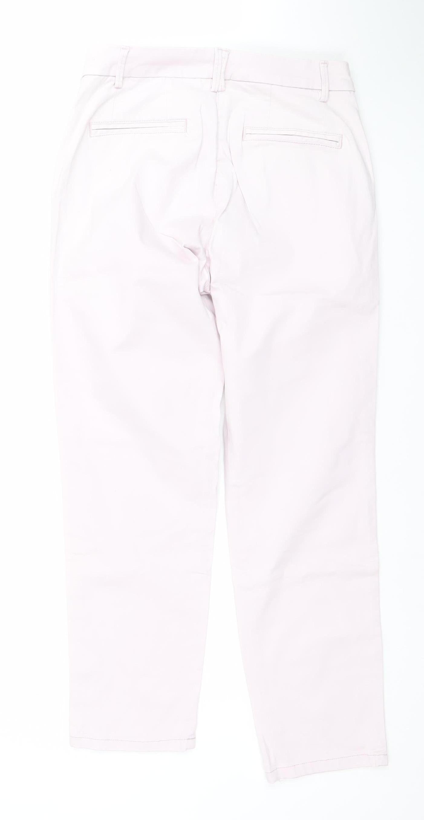 Laura Ashley Women Pink Size 10 Straight Fit Stretch Jeans