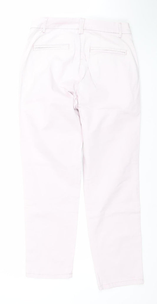 Laura Ashley Women Pink Size 10 Straight Fit Stretch Jeans