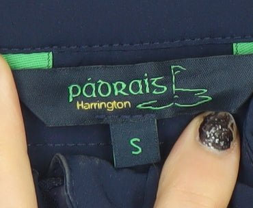 Mens UK Size S Padraig Harrington Blue Full Zip Sweatshirt