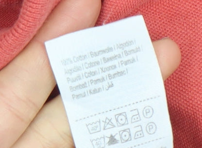 Jack & Jones Men's Red XL Polo Shirt Authentic Graphic Cotton