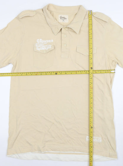 Mens UK Size XL Vintage Edition Urban Spirit 100% Cotton Polo Shirt