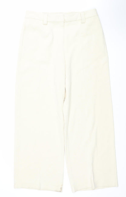 Womens UK Size 14 Marks and Spencer Regular Fit Chino Beige Trousers