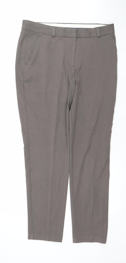 Womens UK Size 12 Marks and Spencer Regular Fit Business Casual Workwear Brown T