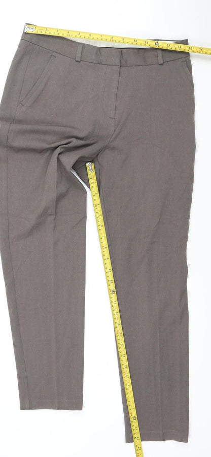 Womens UK Size 12 Marks and Spencer Regular Fit Business Casual Workwear Brown T