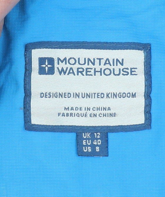 Womens UK Size 12 Mountain Warehouse Blue 3-in-1 Jacket