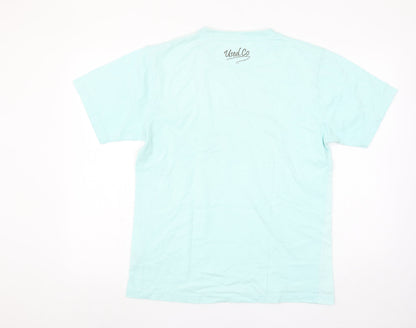 Mens UK Size M Used.Co Blue  T-Shirt