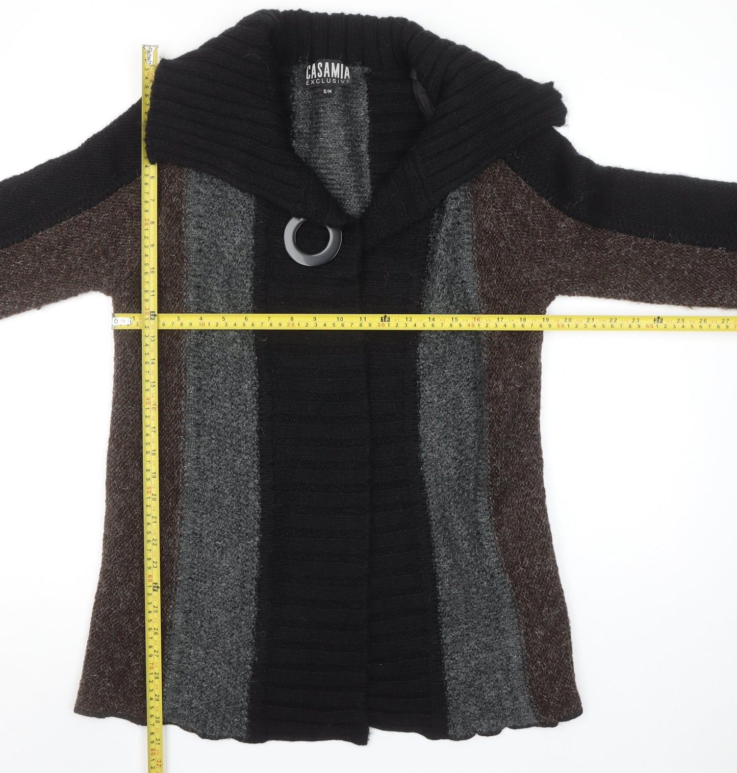 Womens UK Size S Casamia Exclusive Black Cardigan Jumper