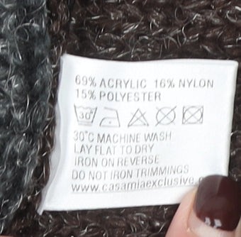 Womens UK Size S Casamia Exclusive Black Cardigan Jumper