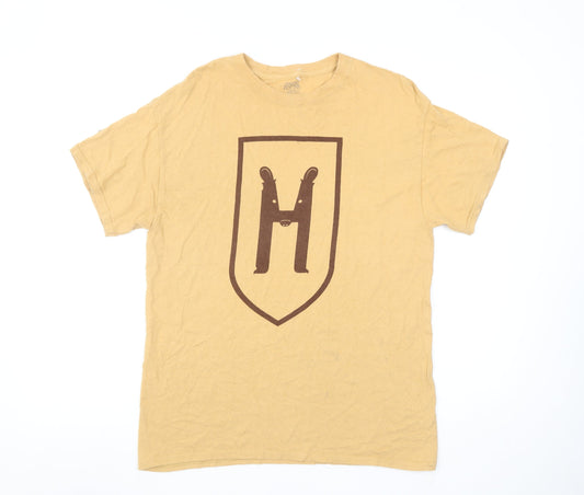 Mens UK Size M Harry Potter Beige  T-Shirt
