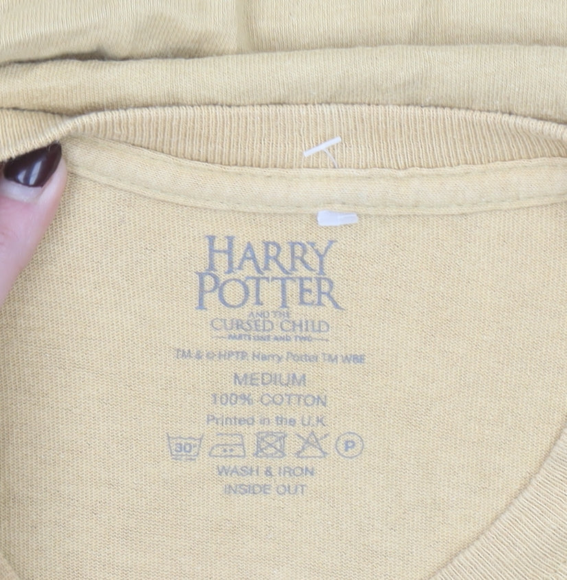 Mens UK Size M Harry Potter Beige  T-Shirt