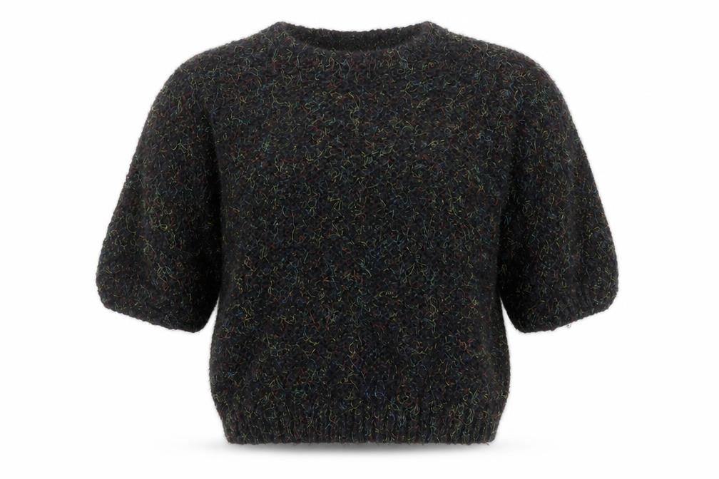 Womens UK Size 30 Label Black Pullover Jumper