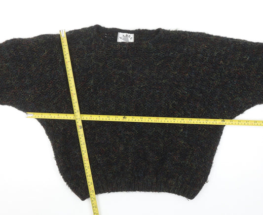Womens UK Size 30 Label Black Pullover Jumper