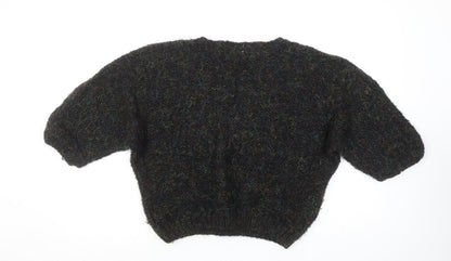 Womens UK Size 30 Label Black Pullover Jumper