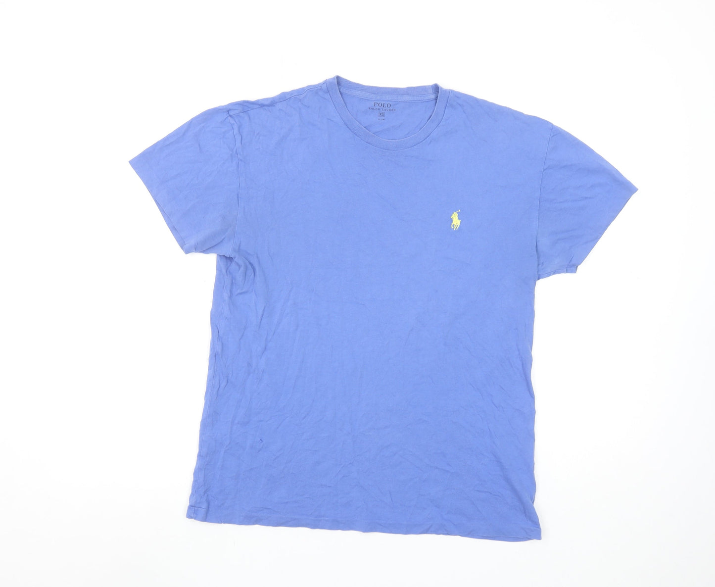 Ralph Lauren Men's Blue XS Crew Neck Cotton T-Shirt