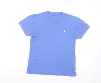 Ralph Lauren Men's Blue XS Crew Neck Cotton T-Shirt