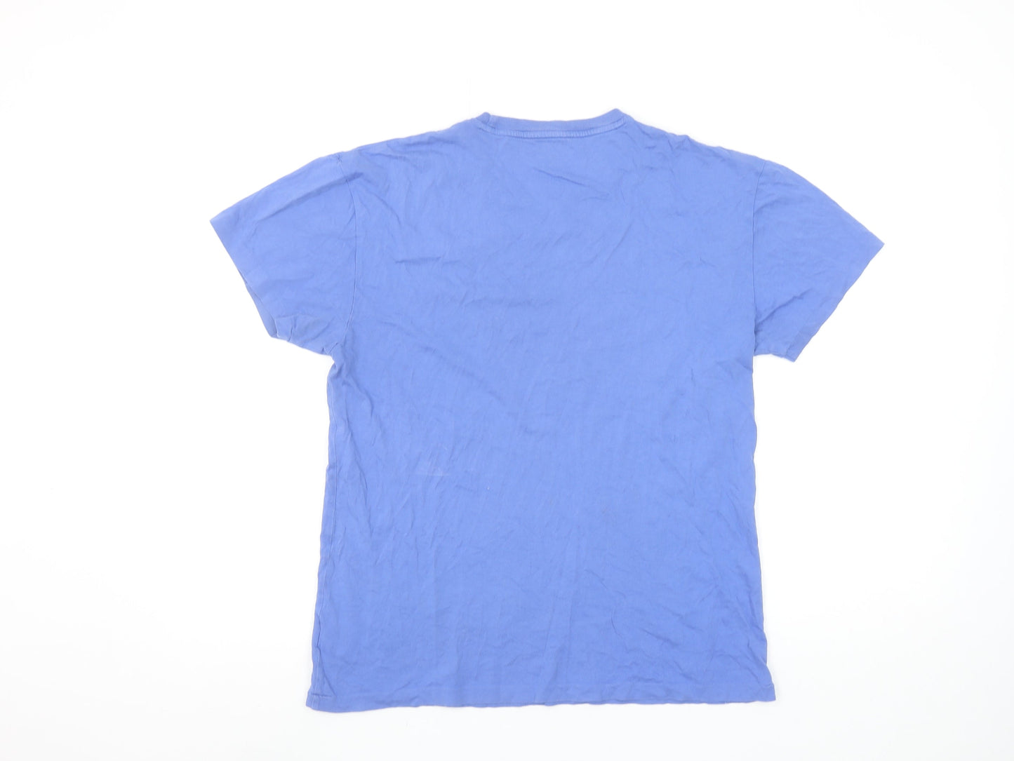 Ralph Lauren Men's Blue XS Crew Neck Cotton T-Shirt