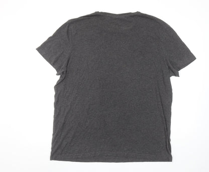 Men's Grey Batman v Superman Graphic T-Shirt XL