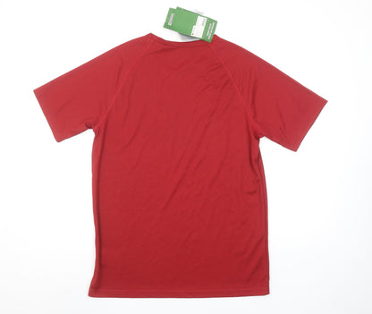 Mountain Essentials Men's Red Short Sleeve Climate T-Shirt Size M