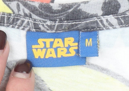 Star Wars Men's Multicoloured Graphic Print Cotton T-Shirt M