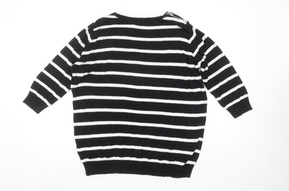 Womens UK Size M Wallis Black Pullover Jumper