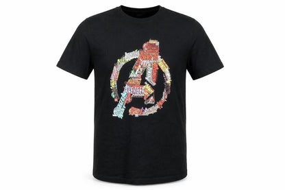 Mens UK Size M Marvel Black  T-Shirt