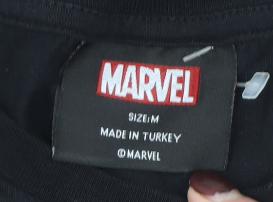 Marvel Avengers Black Men's M Short Sleeve Graphic T-Shirt