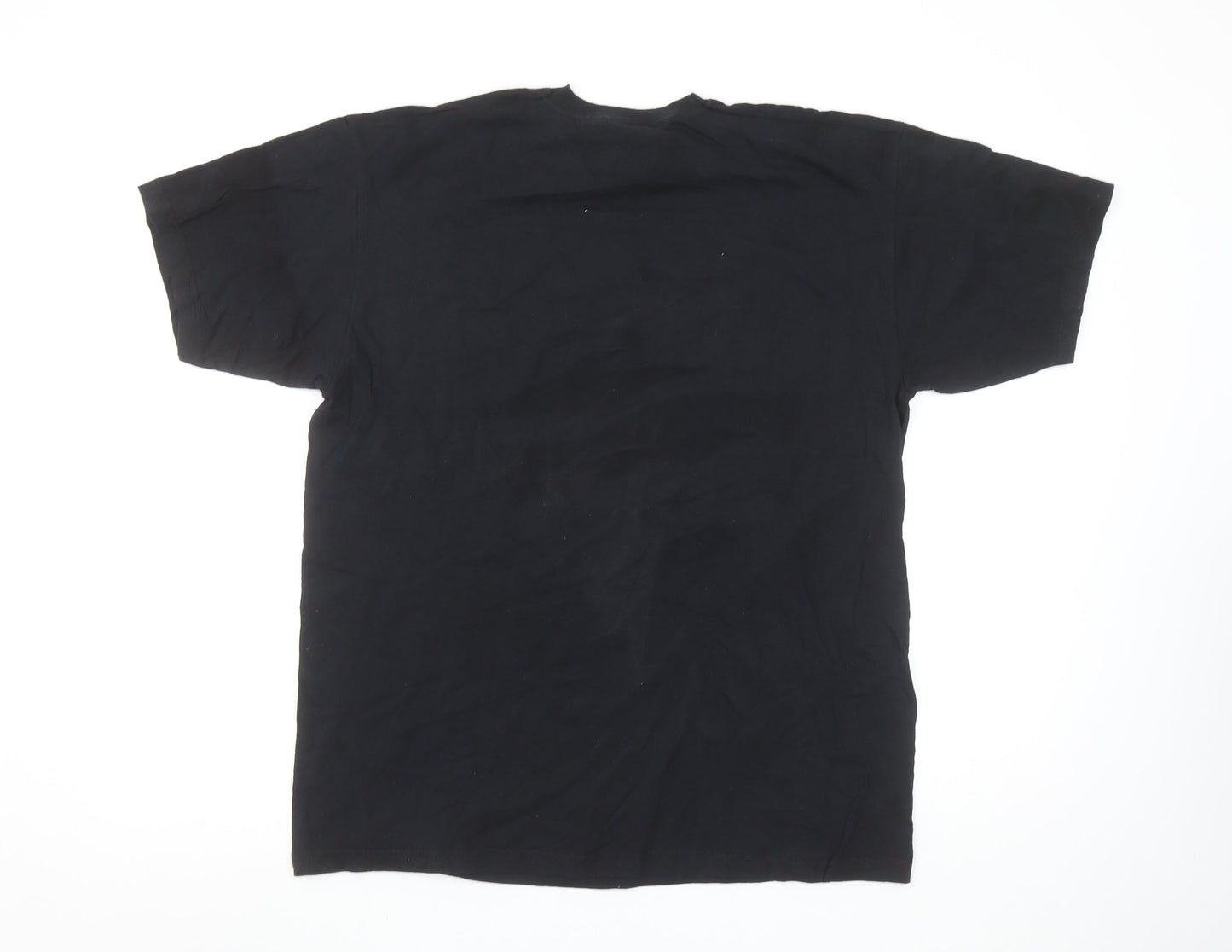 Marvel Men’s Black Groot Graphic Print Cotton T-Shirt Size L