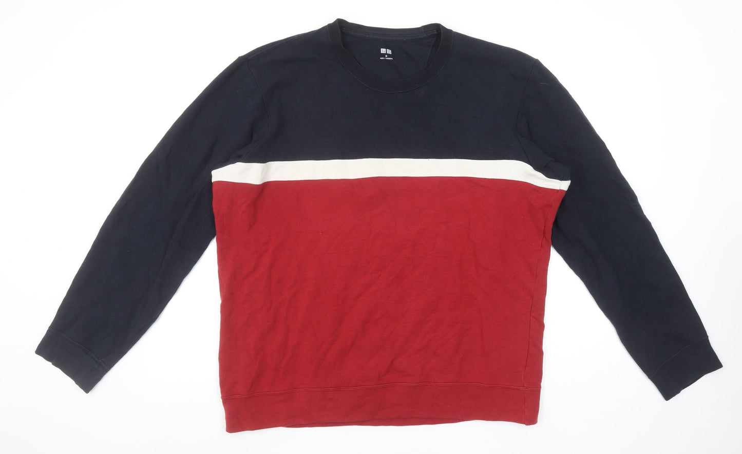 Mens UK Size M Uniqlo Multicoloured Pullover Sweatshirt
