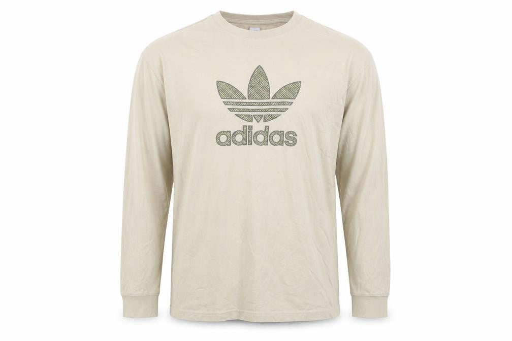 Mens UK Size XL adidas Beige  T-Shirt