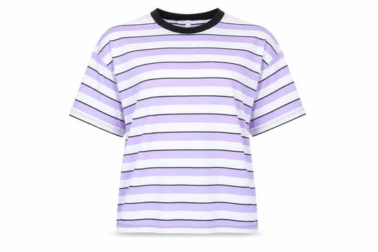 Womens UK Size 8 ASOS Multicoloured Ringer T-Shirt