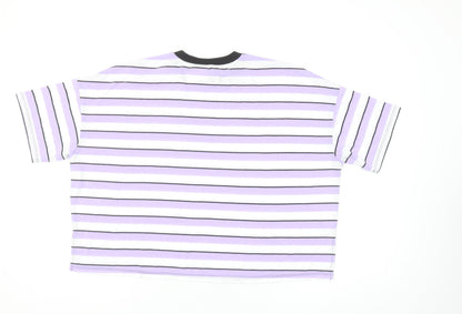 Womens UK Size 8 ASOS Multicoloured Ringer T-Shirt