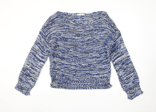 Womens UK Size M Zara Blue Pullover Jumper