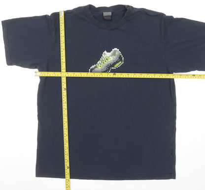 Nike Men’s Blue Dri-Fit Air Max Graphic T-Shirt Size L