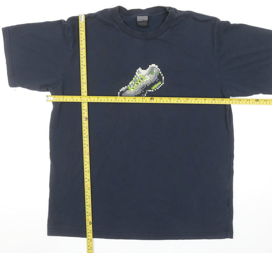 Nike Men’s Blue Dri-Fit Air Max Graphic T-Shirt Size L
