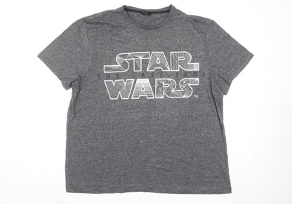 Star Wars Men’s Grey 2XL Graphic Movie T-Shirt