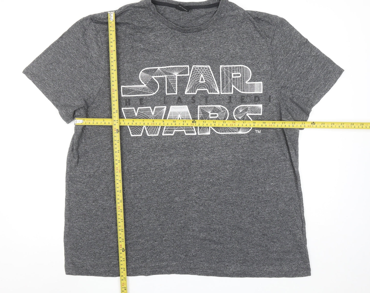 Star Wars Men’s Grey 2XL Graphic Movie T-Shirt