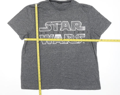 Star Wars Men’s Grey 2XL Graphic Movie T-Shirt