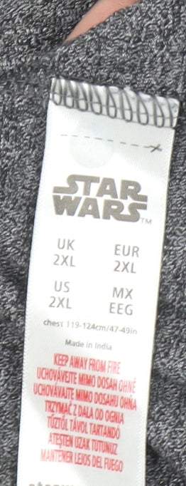 Star Wars Men’s Grey 2XL Graphic Movie T-Shirt