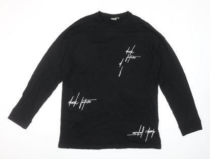 Mens UK Size M ASOS Black  T-Shirt